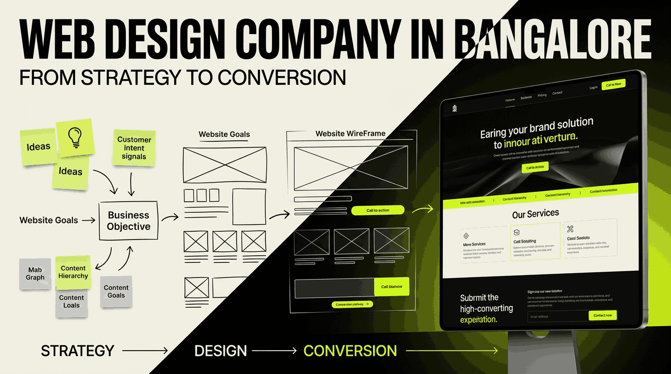 Web Design Company in Bangalore: From Strategy to a High-Converting Website