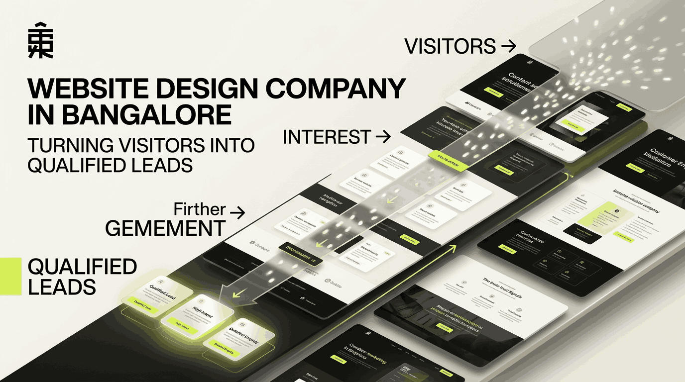 Website Design Company in Bangalore: Turning Visitors Into Qualified Leads
